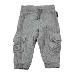 Polarn O. Pyret Baby Cargo Pants, Gray, Size 6 - 9 Months, Excellent Condition